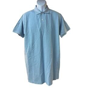 Tuckernuck Men’s Polo Shirt M Heather Chambray NWT Blue Classic Preppy
